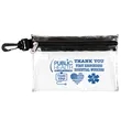 Milos Large Zipper Storage Pouch with Plastic Hook | https://www.bestnamebadges.com