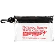 Milos Large Zipper Storage Pouch with Plastic Hook | https://www.bestnamebadges.com