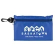 Milos Large Zipper Storage Pouch with Plastic Hook | https://www.bestnamebadges.com