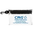 Milos Large Zipper Storage Pouch with Plastic Hook | https://www.bestnamebadges.com