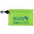 Milos Large Zipper Storage Pouch with Plastic Hook | https://www.bestnamebadges.com