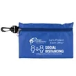 Milos Large Zipper Storage Pouch with Plastic Hook | https://www.bestnamebadges.com