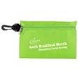 Milos Large Zipper Storage Pouch with Plastic Hook | https://www.bestnamebadges.com