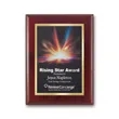 SpectraPrint™ Plaque - Mahogany Gold | https://www.bestnamebadges.com