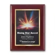 SpectraPrint™ Plaque - Mahogany Gold | https://www.bestnamebadges.com