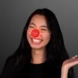 Light Up Red Clown Nose with Blinking LEDs | https://www.bestnamebadges.com