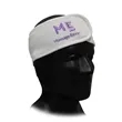 White Spa Headband with Direct Embroidery | https://www.bestnamebadges.com