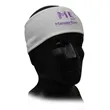 White Spa Headband with Direct Embroidery | https://www.bestnamebadges.com