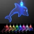 Acrylic Dolphin Shape Necklace with LED | https://www.bestnamebadges.com