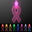 Light-up acrylic ribbon LED necklace | https://www.bestnamebadges.com