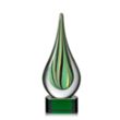 Aquilon Award - Green Base | https://www.bestnamebadges.com