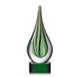 Aquilon Award - Green Base | https://www.bestnamebadges.com