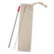 Stainless Straw Kit With Cotton Pouch | https://www.bestnamebadges.com