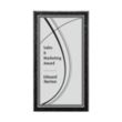 Baltimore/Everett Plaque - Silver/Tall | https://www.bestnamebadges.com
