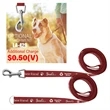 3/4" Dog Leash | https://www.bestnamebadges.com