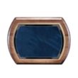 Sinclair/Cardinal - Walnut/Blue | https://www.bestnamebadges.com