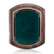 Sinclair/Cardinal - Walnut/Green | https://www.bestnamebadges.com