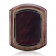 Sinclair/Cardinal - Walnut/Burgundy | https://www.bestnamebadges.com