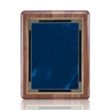 Maitland/Cardinal - Walnut/Blue | https://www.bestnamebadges.com