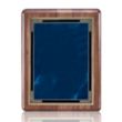 Maitland/Cardinal - Walnut/Blue | https://www.bestnamebadges.com
