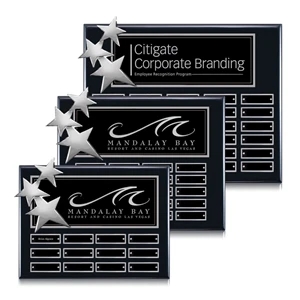 Constellation Perpetual - Ebony Chrome | https://www.bestnamebadges.com