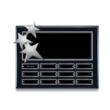 Constellation Perpetual - Ebony Chrome | https://www.bestnamebadges.com