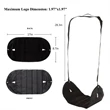 Thickened Memory Foam Travel Foot Rest | https://www.bestnamebadges.com