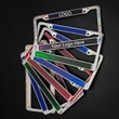 Stainless Steel License Plate Frames | https://www.bestnamebadges.com