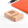 Eco-Friendly Bamboo Mobile Device Holder | https://www.bestnamebadges.com