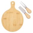 Regala Mini Bamboo Cheese Board Knife Set | https://www.bestnamebadges.com
