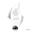 Flourish Hemisphere Award - Laser Engraved | https://www.bestnamebadges.com