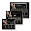 Flying Eagle Perpetual - Ebony | https://www.bestnamebadges.com