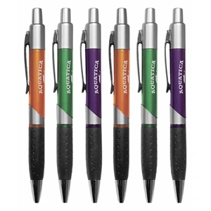 Frosted "The Intro Pen" with Black Grip