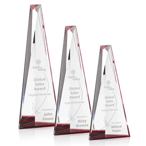 Belize Award - Optical/Red | https://www.bestnamebadges.com