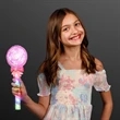 11.8" Deluxe Light Up Spinning Lollipop Wand | https://www.bestnamebadges.com