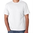 Hanes 5.5 oz Preshrunk 50:50 Polyester/ Cotton T-shirts | https://www.bestnamebadges.com