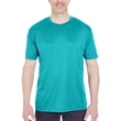 UltraClub 4 oz. 100% Micro-Polyester Cool & Dry T-Shirts | https://www.bestnamebadges.com