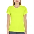 UltraClub 4 oz 100% Micro-Polyester Ladies' Performance Tees | https://www.bestnamebadges.com