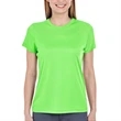 UltraClub 4 oz 100% Micro-Polyester Ladies' Performance Tees | https://www.bestnamebadges.com