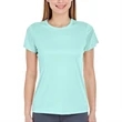 UltraClub 4 oz 100% Micro-Polyester Ladies' Performance Tees | https://www.bestnamebadges.com
