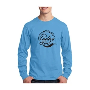 Port & Company 5.4 oz 100% Cotton Long-Sleeve T-Shirt | https://www.bestnamebadges.com