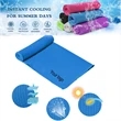 Custom Mesh Cooling Towel | https://www.bestnamebadges.com