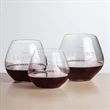 Florentina Stemless Wine - Deep Etch | https://www.bestnamebadges.com