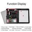 Multifunction Wired Charging Portfolio File Folder | https://www.bestnamebadges.com