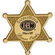 Six Point Star Plastic Badge | https://www.bestnamebadges.com