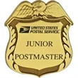 Junior Postmaster badge | https://www.bestnamebadges.com