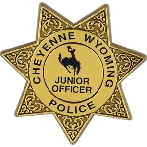 Plastic 7 Point Star Badge