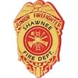 Junior Firefighter Badge | https://www.bestnamebadges.com