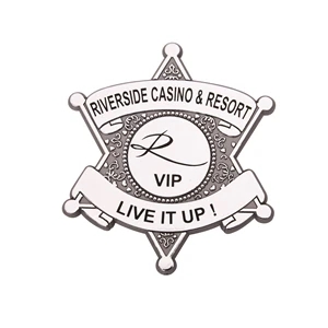 6 Point Plastic Star Badge