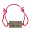 Adjustable Cord Bracelet-Printed | https://www.bestnamebadges.com